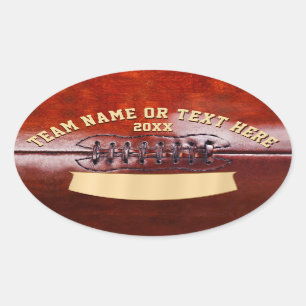 Etiquetas personalizadas do futebol, seu texto,