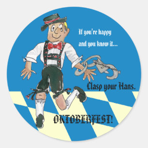 Etiquetas Personalizadas do Oktoberfest Funny Stic