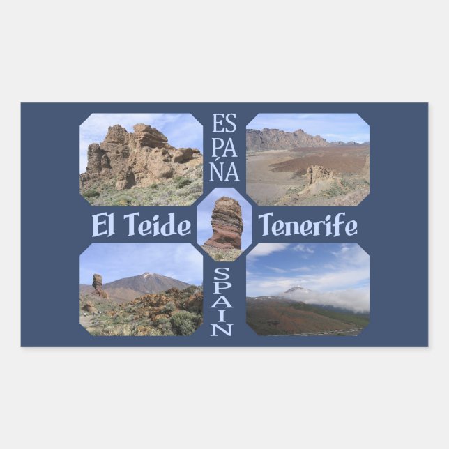 Etiquetas personalizadas El Teide (Frente)