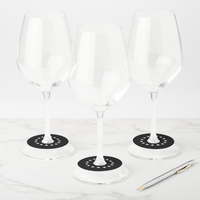 Etiquetas Personalizadas para Copos de Vinho (Conjunto)