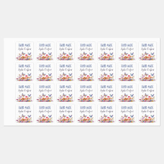 Etiquetas personalizadas para produtos feitos à mã