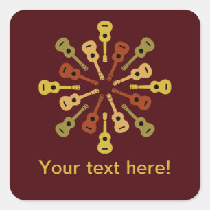 Etiquetas personalizadas Ukulele