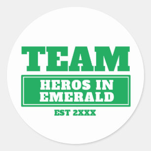 Etiquetas personalizadas verde da família da