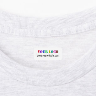 Etiquetas Personalizado logotipo e texto para empresas -