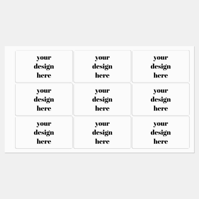 Etiquetas Personalizar ou personalizar (Folha)