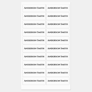 Etiquetas personalizáveis para Tecidos ou artistas