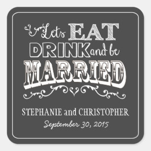 Etiquetas pessoais do favor do casamento do estilo