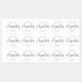 Etiquetas Pilates Possui Palavras em Pilatos