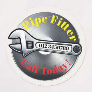 Etiquetas Pipe Fitter Sticker - Anúncio Comercial