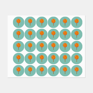 Etiquetas pirata amarela