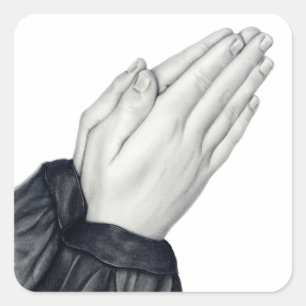 Etiquetas Praying das mãos