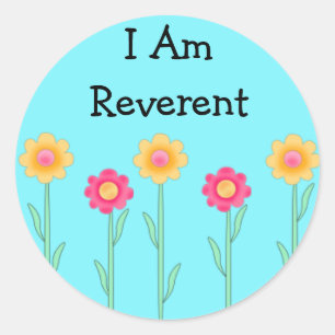 Etiquetas preliminares de LDS - eu sou Reverent