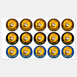 Etiquetas Presente criptográfico BONK,autocolante do comerci