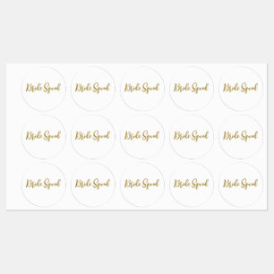 Etiquetas presente simples minimalista para madrinha de casa