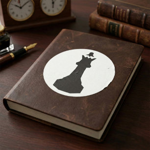 Etiquetas pretas da parte de xadrez