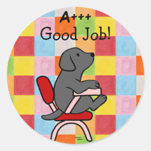 Etiquetas pretas da recompensa do estudante 1 de