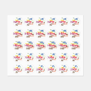 Etiquetas Pronounes por toda parte