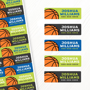 Etiquetas Propriedade de número de telefone do esporte de ba