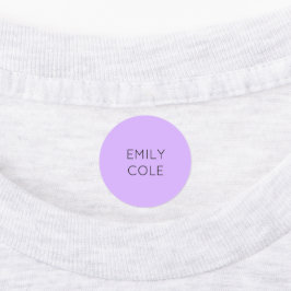 Etiquetas Puro simples e limpo minimalista