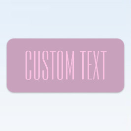 Etiquetas Púrpura e Rosas claro de Pastel | Texto Editável M