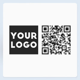 Etiquetas QR code editável e logotipo ou imagem da sua empre
