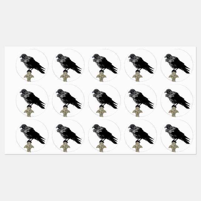 Etiquetas Raven Incluso (Folha)