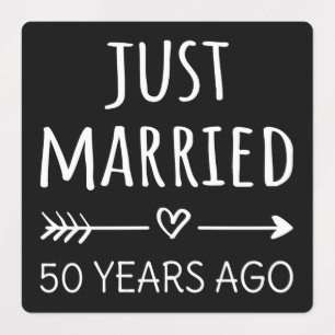 Etiquetas recem casados 50 Anos Atrás I