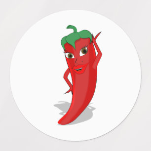 Etiquetas Red Hot Pepper Diva