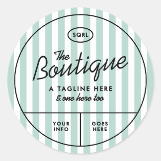 Etiquetas Redondas Boutique Listras do Hotel Calif