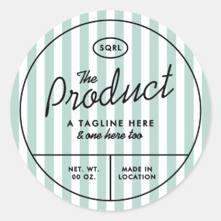 Etiquetas Redondas Boutique Listras do Hotel Calif