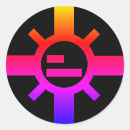 Etiquetas redondas crepusculares de Sparko Sun