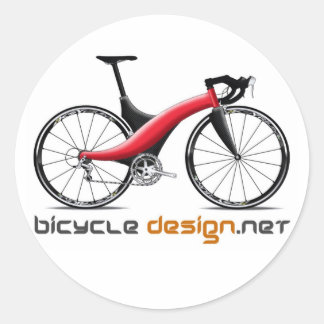 Etiquetas redondas de Design de bicicleta