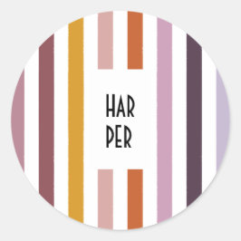 Etiquetas Redondas de Traços Echo - Pontas de Mati