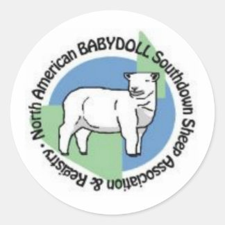 Etiquetas redondas do logotipo NABSSAR