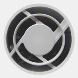 Etiquetas redondas do ventilador de refrigeração