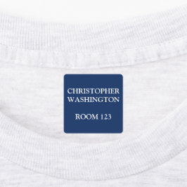 Etiquetas Residencial Personalizado Casa Azul Ferro no Vestu