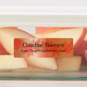 Etiquetas Retangular à prova d'água do Artista Comercial