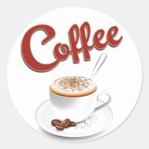 Etiquetas retros do café