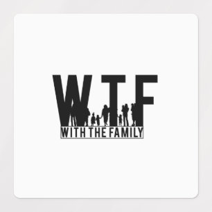 Etiquetas reunião de família com a WTF