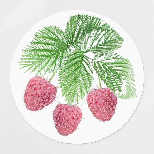 Etiquetas Ripas, bagas, framboesas (Design 1)