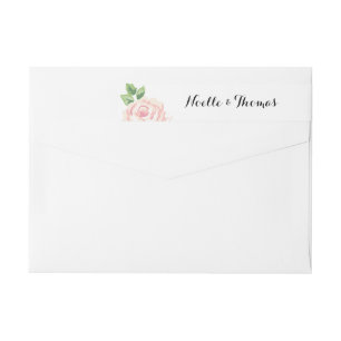 Etiquetas Rosas do vintage que Wedding