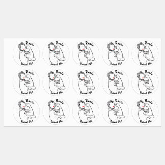 Etiquetas Rosie Raised Decade - Impressão de tela