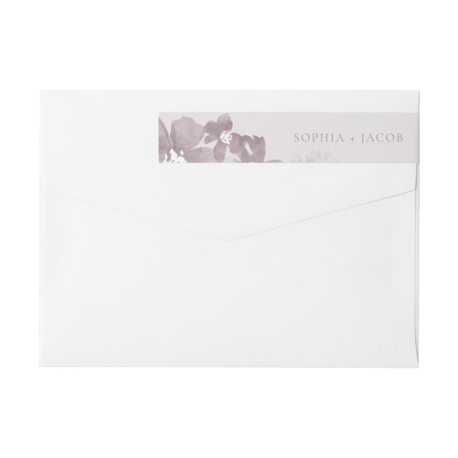 Etiquetas Rotulagem de Romance de Aquarela (Verso)