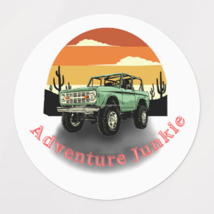 Etiquetas Rótulo adesivo/impermeável de círculo grande