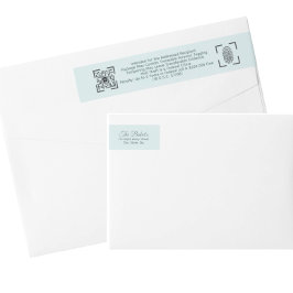 Etiquetas Rótulo Azul Anti-Furto de Envio – Devolução de Cor