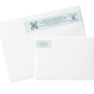 Etiquetas Rótulo Azul Anti-Furto de Envio – Devolução de Cor