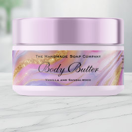 Etiquetas Rótulo de Pote de Manteiga Corporal Cosméticos Hol