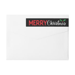 Etiquetas Rótulo de Quebra de Natal Merry
