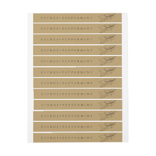 Etiquetas Rótulo de selo à prova de tamer da Vintage minimal