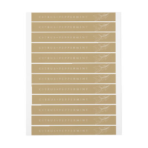 Etiquetas Rótulo de selo à prova de tamer da Vintage minimal